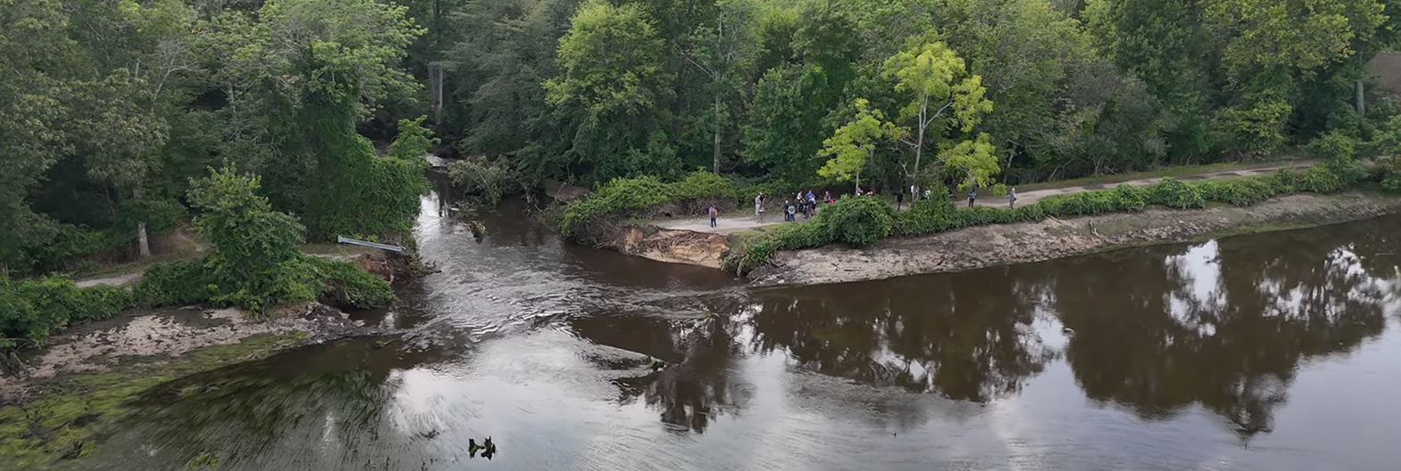 Damaged Stump Pond Dam